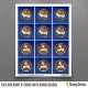 Beauty and the Beast Birthday Favor Tags